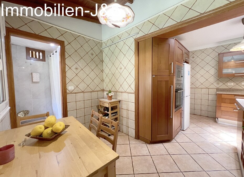 Dining area and kitchen