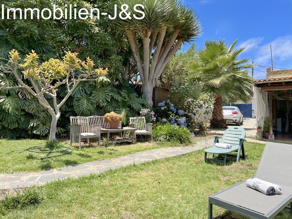 Seating area in the garden