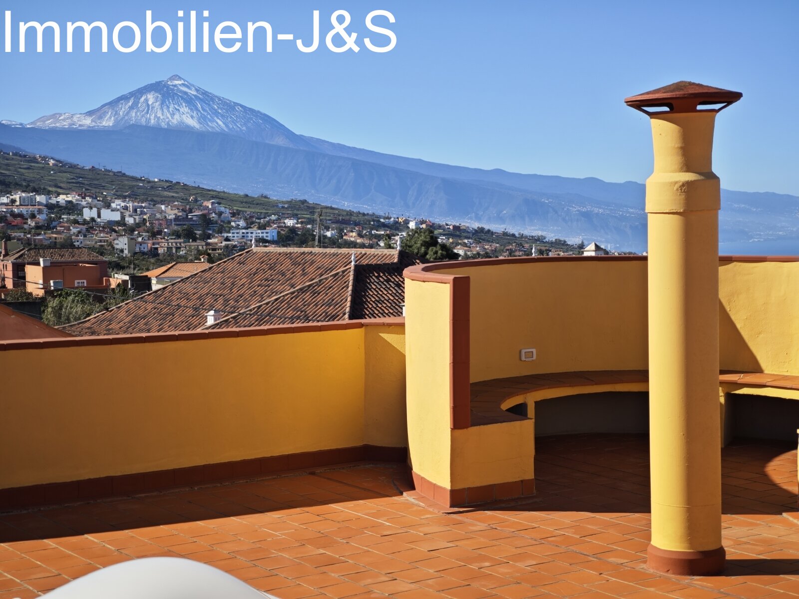 Roof terrace Teide view